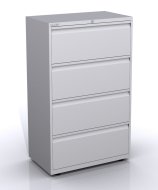 Metal filing cabinet with four drawers SYC08/0/4 - 1