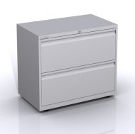 Metal filing cabinet with two drawers SYC08/0/2 - 1