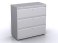 File cabinets with individually lockable drawers