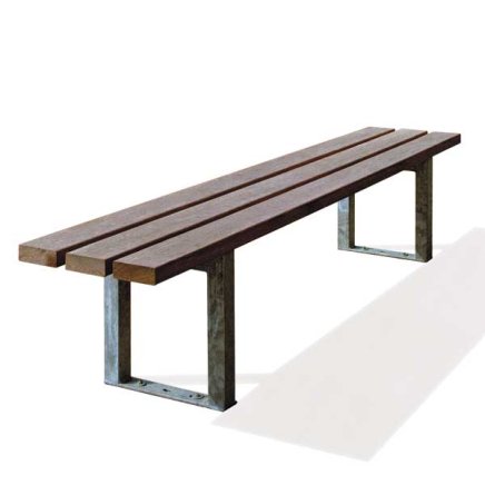 Astra metal bench with recycled/plastic - 1