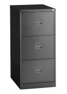 Bisley three drawer filing cabinet A4CC3H1A - 1
