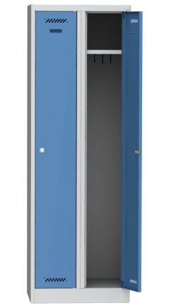 Two-compartment metal wardrobe BAS 32 0022 - 1