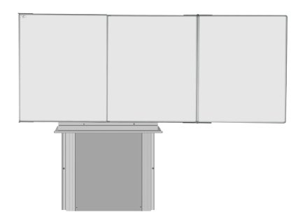 BBBBB Triptych set on stand + arm for projector (2 models) - 3
