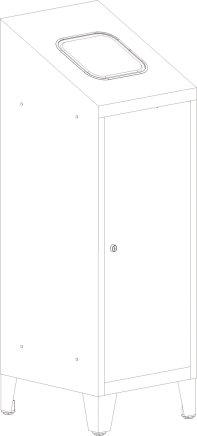 Waste bin for sorted waste MPO 01r - 2