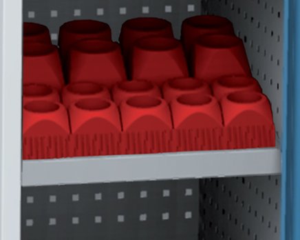 Folded shelf for NC holders NCS POL 02 - 1
