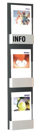 Wall advertising stand for First brochures - 1