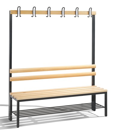 Dressing bench with shoe rack CP 8051-110 - width 1500 mm - 1