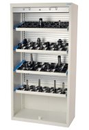 Cabinet for NC tools with plastic shutter 02.295.00A with accessories