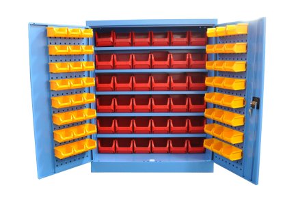 Kovos workshop cabinet with plastic boxes SPZ_12_0002_C_VAR_2 - 1