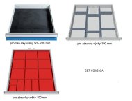 Drawer dividers, set for 3 drawers 500/583A - 1