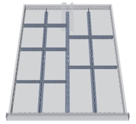 Metal division of sockets 116A - 1
