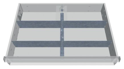 Metal division of sockets 168-144A - 1