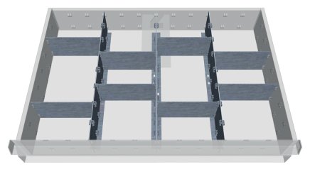 Metal division of sockets 168-139A - 1