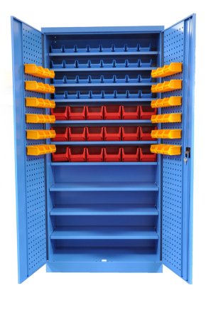 Kovos workshop cabinet with plastic boxes SPZ_11_0002_C_VAR_4 - 1