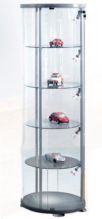 Expoline round glass cabinet - 1