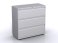 Double-row three-drawer