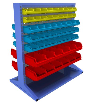 Stationary double-sided panels with equipment small (6 models) - 1