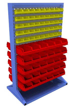 Stationary double-sided panel with equipment PSZ_22_A_VAR_2 - 1