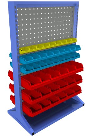 Stationary double-sided panel with equipment PSZ_22_A_VAR_5 - 1