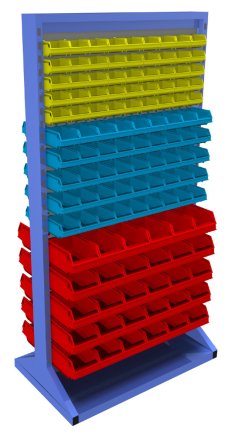 Stationary double-sided panels with equipment large (6 models) - 1