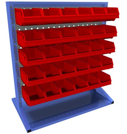 Stationary double-sided panel with equipment PSZ_21_A_VAR_6 - 1