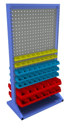 Stationary double-sided panel with equipment PSZ_23_A_VAR_5 - 1