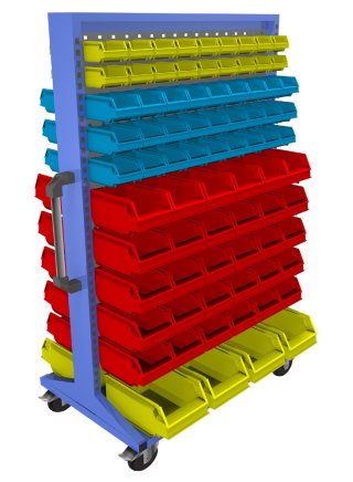 Movable double-sided panels with equipment medium (6 models) - 1