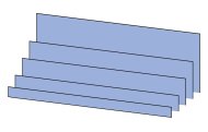 Transverse (smooth) division for POLAK drawers 75 mm - 1