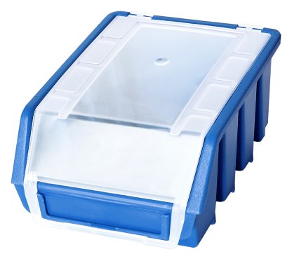 Plastic container Ergobox 2 Plus - color blue - 1