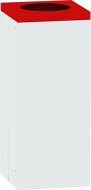 Square waste bin with removable lid 0821 - 2
