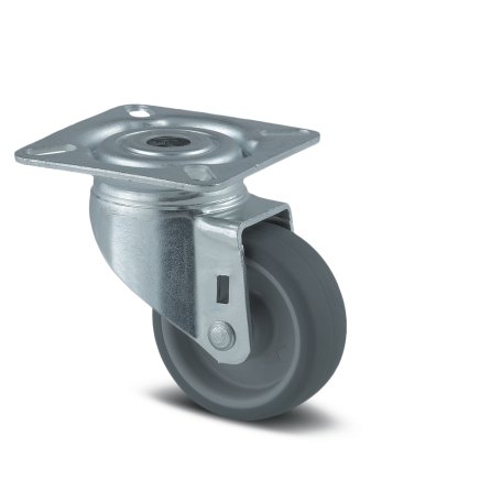 Gray instrument wheel with plate attachment, center riveted - 1