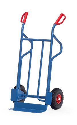 Handcart steel, rubber wheels B1216V - 1