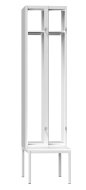 Two-door wardrobe with bench XS62B-17 - 2