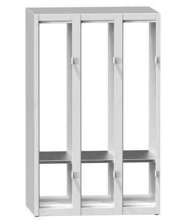 Metal wardrobe with three doors XS93-12 - 2