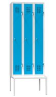 Three-door wardrobe with bench XS73B-17 - 1