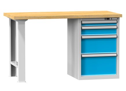Workshop tables F series, width 1500, depth 700 or 800, height 880 or 890 mm (6 models) - 1