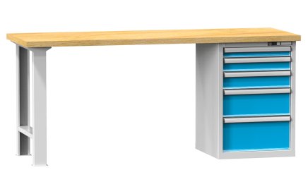 Workshop tables H series, width 2000, depth 700 or 800, height 880 or 890 mm (6 models) - 1