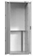 Cabinet for NC tools with swing doors