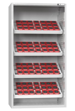 Roller cabinet for NC tools with equipment - 1