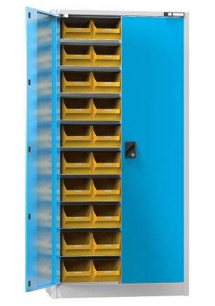 Cabinet with plastic boxes UK1-B11 - 1