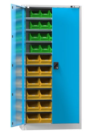 Cabinet with plastic boxes UK1-B21 - 1