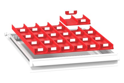Plastic drawer divider ZE 27 x 36D - 1