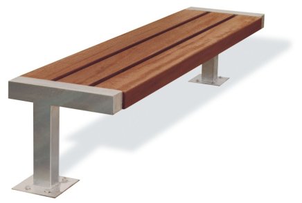Profi massive park bench - 1