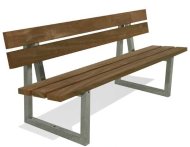 Outdoor bench Porta - 1