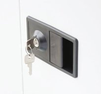 Replacement handle with lock for cabinets E782A04, E722A03 and E402A01