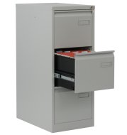 A4 filing cabinet - Bisley IPCCA13 metal filing cabinet - 3