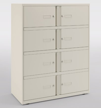 Bisley Essentials Box Cabinet 1270 x 800/1000 x 470 mm - 2