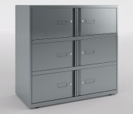 Bisley Essentials Box Cabinet 1000 x 800/1000 x 470mm - 1