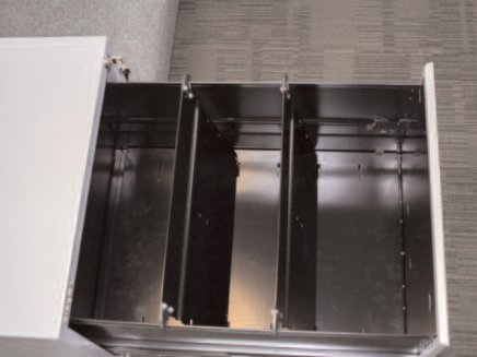 Set of A4 dividers (2 pcs) for Bisley IPCCA and Contract 2, 3 and 4 drawer file cabinets - 1
