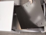 Inserted perforated bottom + 2x dividers for Bisley IPCCA and Contract filing cabinets, A4 format